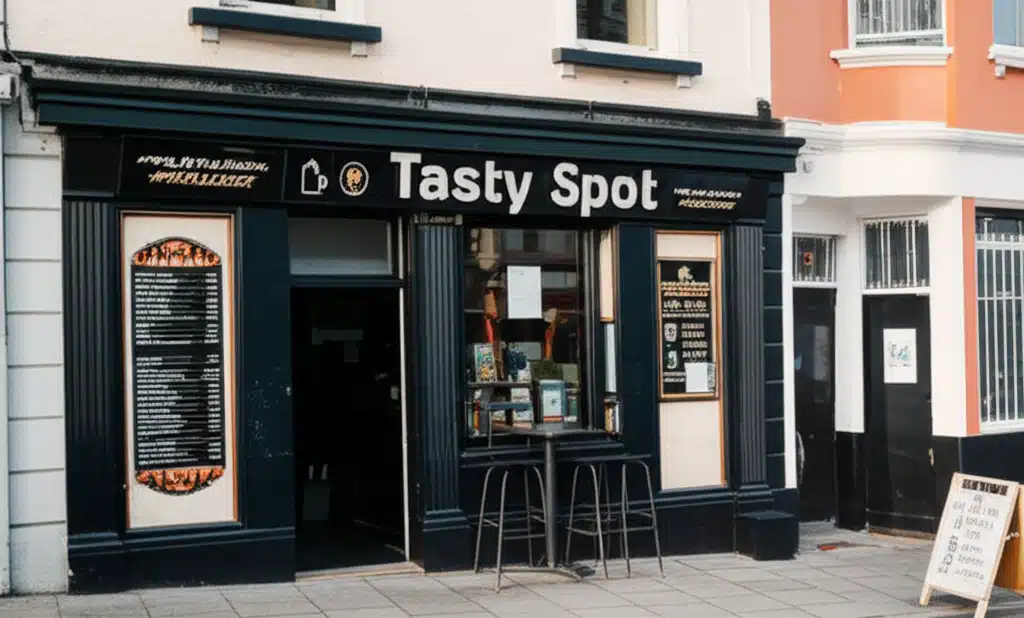 Tasty Spot 1 Áit Bía Uathúil: Tasty Spot le Bia Deiligh agus Sráide