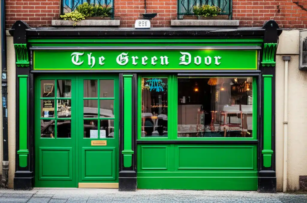 The Green Door 1 An Doras Glas: Íomhá Den Scáthán Dearga
