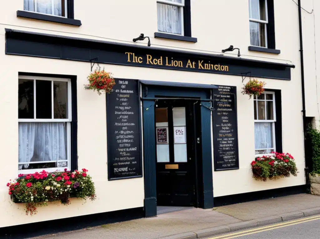 An Leac Leon Dearg in Kniveton - Teach Óil Traidisiúnta
