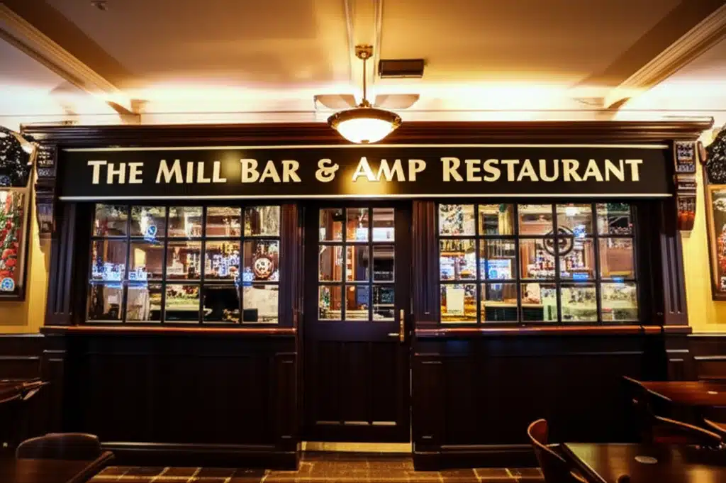 The Mill Bar & Restaurant 1 An Muileann: Baar & Reastairneart - Bia & Deochanna den Chéad Scoth