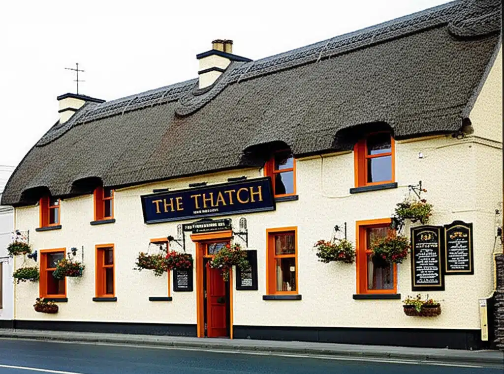 The Thatch 1 An Seanseanmen: Grianghraf de Thatch Traidisiúnta na hÉireann
