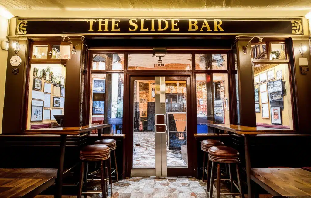 An Sliabhscéal: The Slide Bar, Spás Sóisialta agus Ceol