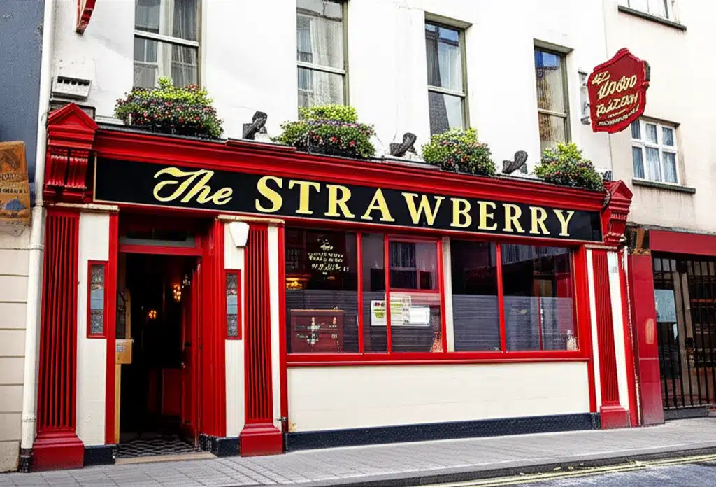 The Strawberry 1 An Stíobhrá: Grianghraf de shíolra sabhalta fraoigh