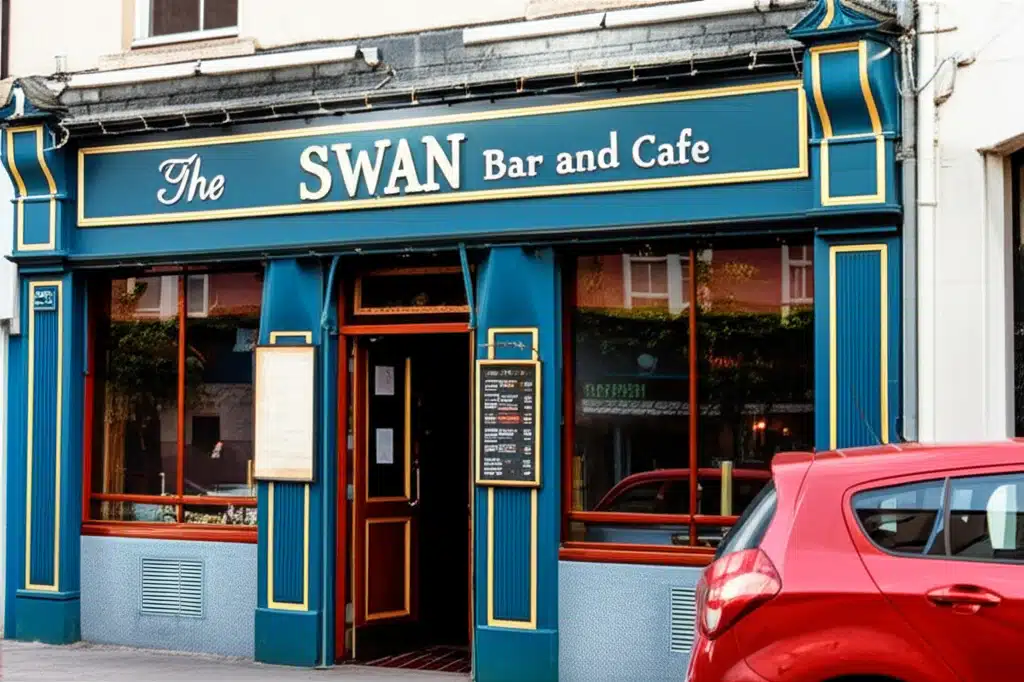 An Swan Bar agus Café - Áit Siceálta agus Bia Úsáidte