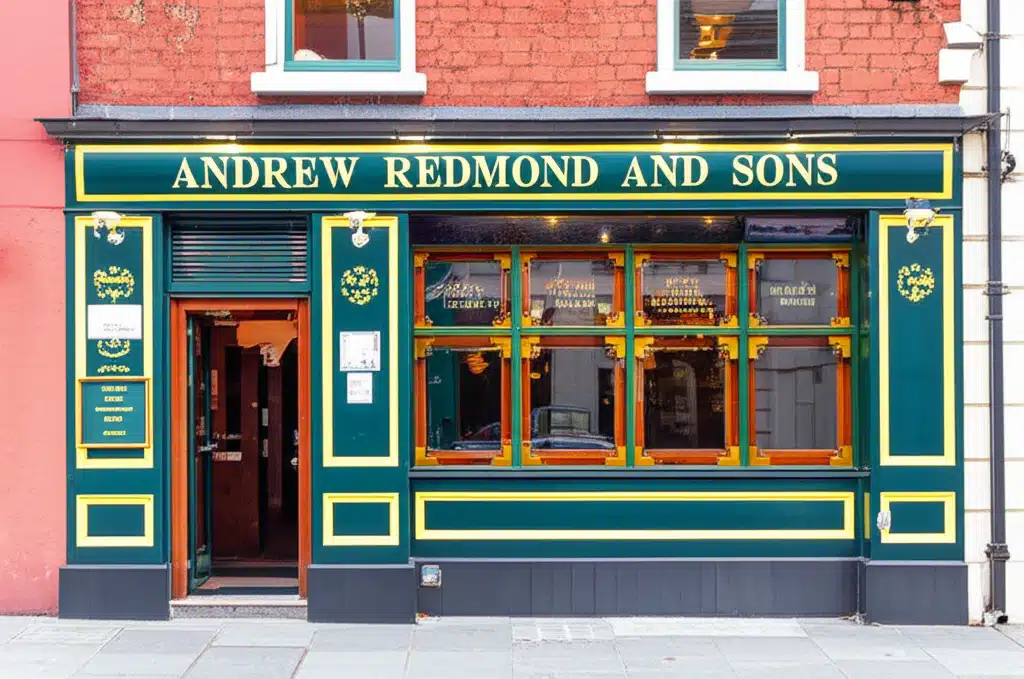 Andrew Redmond and Sons 1 Andrew Redmond agus a Mhic: Grianghraf de chuid na Teaghlaigh