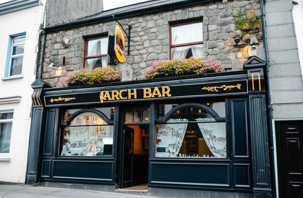 Arch Bar 1 Bá Arch: Mása Dhrúcht, Stíl Ag Sonaigh, Ag Cur Sráide