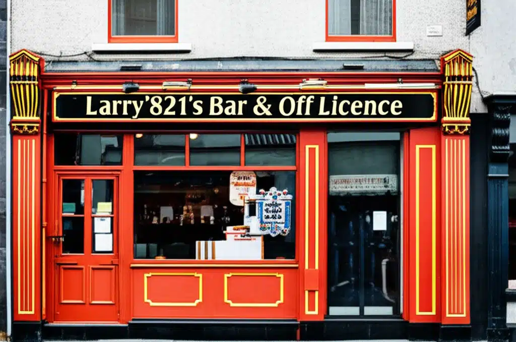 Baile Larry: Bar agus Ceadúnaíocht - Grianghraf de chultúr na bpubanna in Éirinn