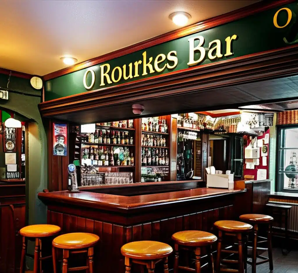 O Rourkes Bar 1 Baile O Rourkes: Tionól Pobal agus Craic sa Taven