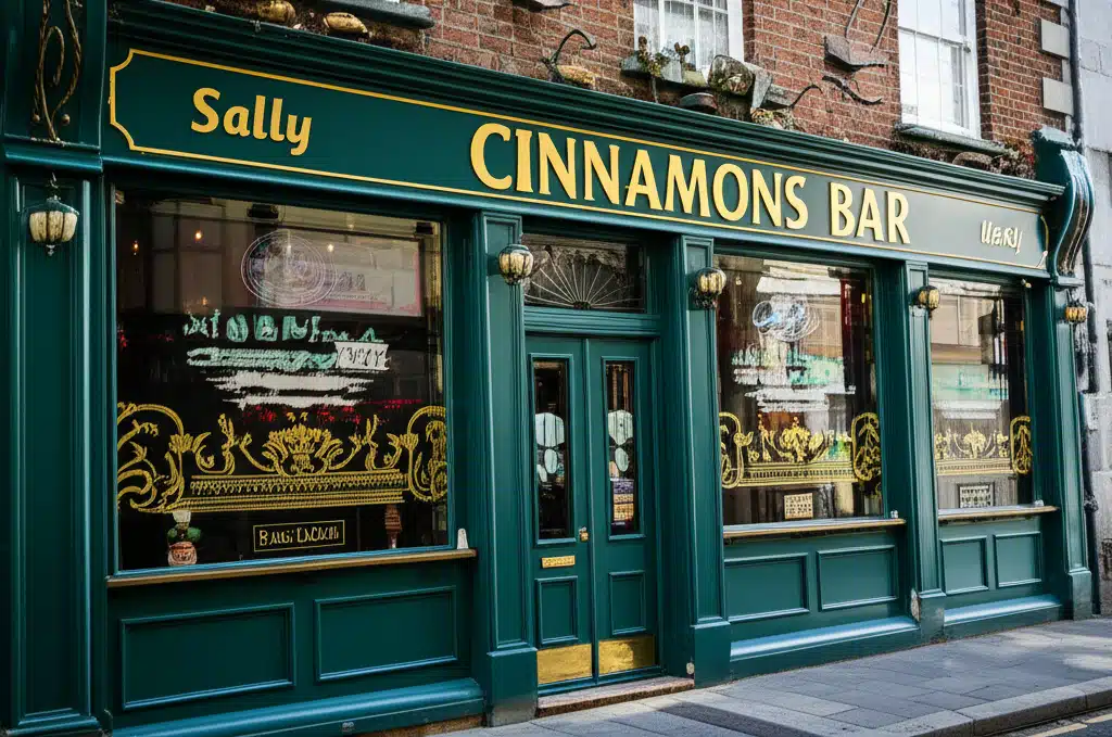 Baile Sally Cinnamons: Taise Ceoil agus Drinks