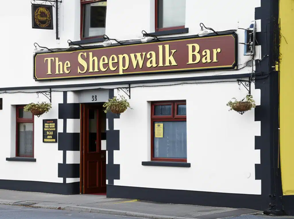 Baile an Bhodaigh: Grianghraf de The Sheepwalk Bar, Áit Sóisialta Ionduitchí