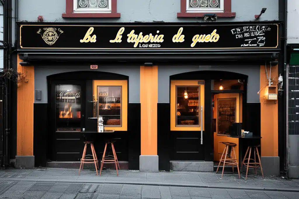 Bar La taperia de gueto 1 Baile an Gheata: Tapa agus Deoch i dTae La Taperia