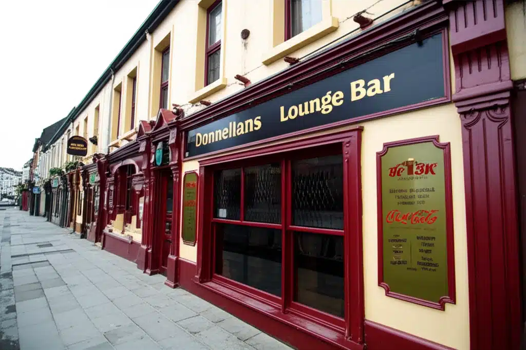 Baile don Donnellans Lounge Bar: Pobal agus Craic