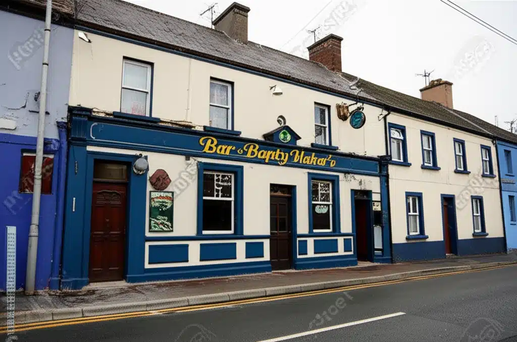 Bar "Bapty Maher's" 1 Bapty Mahers Bar: Tionól Sóisialta i gCroílár na Cathrach