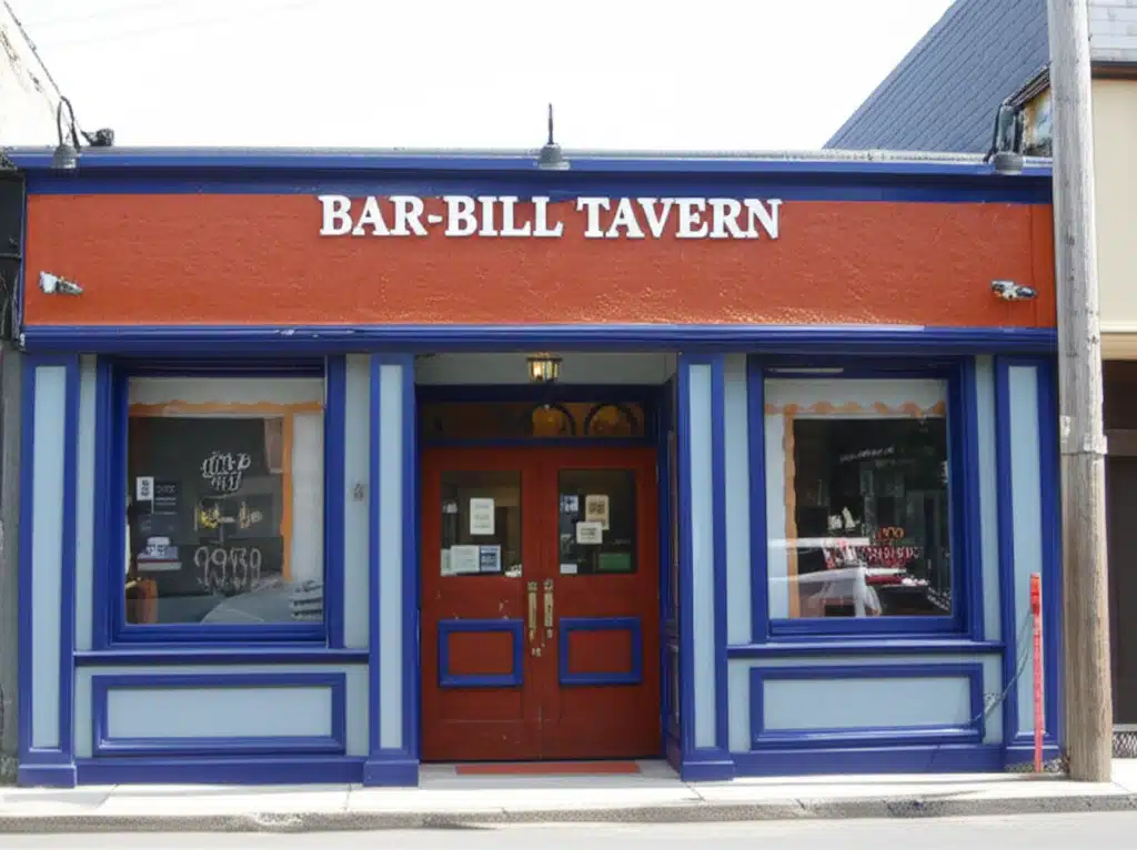 Bar-Bill Tavern: Teach Táirgí agus Bia Iontrálach