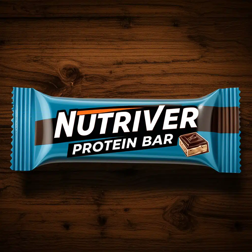 Nutriver Protein Bar 1 Barra Protín Nutriver: Bia Uachtair, Sláintiúil, agus Tástáil Mhór