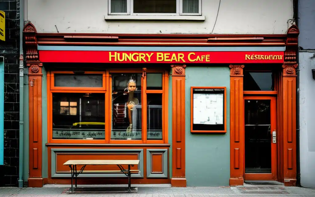 Bear Hungry: Caifé/Biafoireann Bearnaí i gCéin - Bia & Deochanna