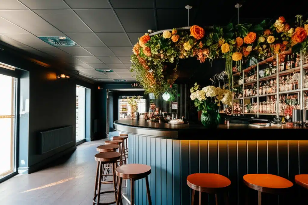 the flower bar @ bennies 1 Bennies: An Bár Flúirse - Imáigeanna de chultúr na bláthanna