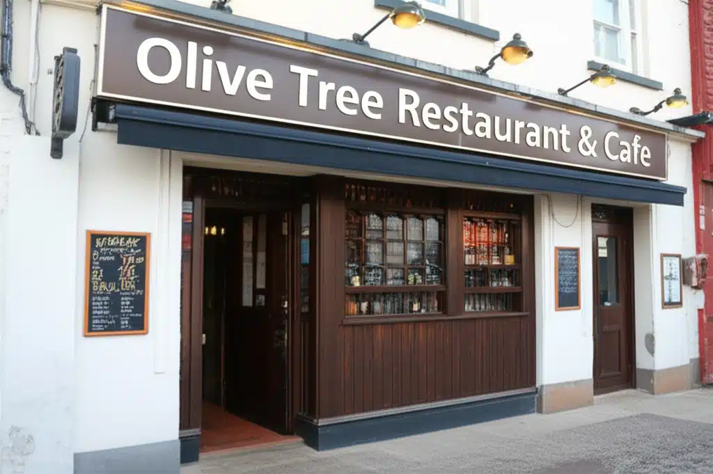 Olive Tree Restaurant & Cafe 1 Bia Sásta ag Olive Tree: Restair déiliseach & café caife
