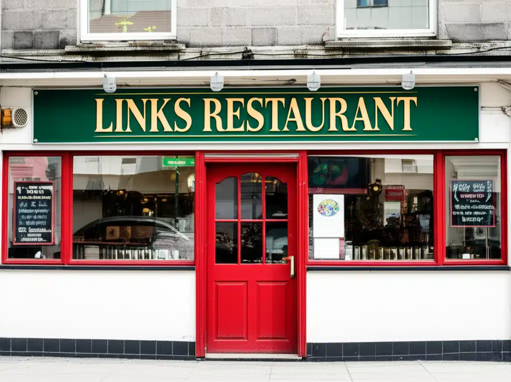 Bia istigh in Links Restaurant - Deiseanna ón bpidireacht go dtí an té deireanach