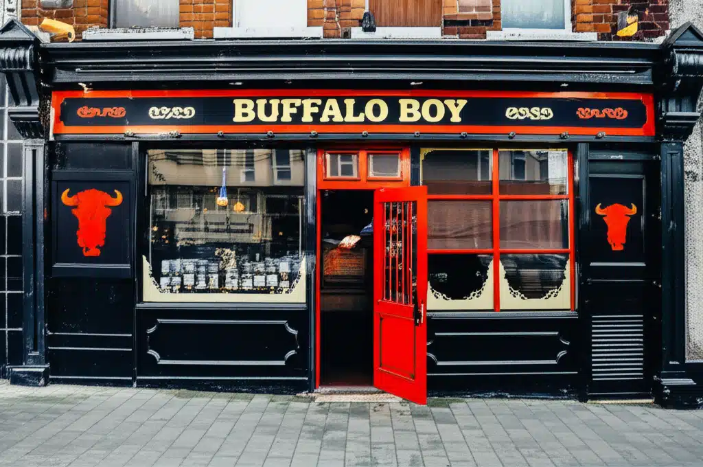 Buffalo Boy 1 Buachaill Buffalo: Grianghraf de chuid Scéalta na hÉireann
