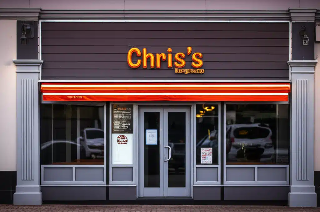 Chris's Burgers Rialto 1 Burger Chris ag Rialto: Bia Uasal & Blas Feiliúnach