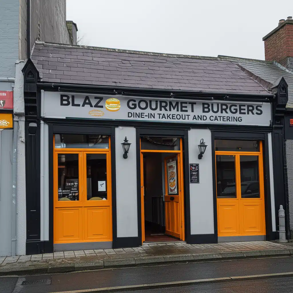 Blaze Gourmet Burgers | Dine-in Takeout and Catering 1 Burger Ghourmet Blaze | Tigh in agus Á Ilghnéithe - Bia Iontrálach