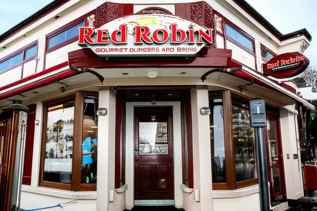 Burger Gurmanacha Red Robin agus Breáus: Bia Uaslána