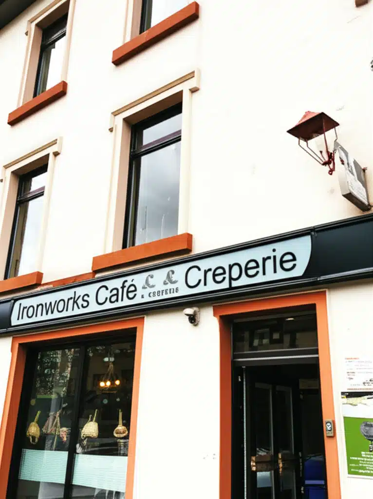 Café & Crepeoire Ironworks: Bia Uilig & Crepes in Éirinn
