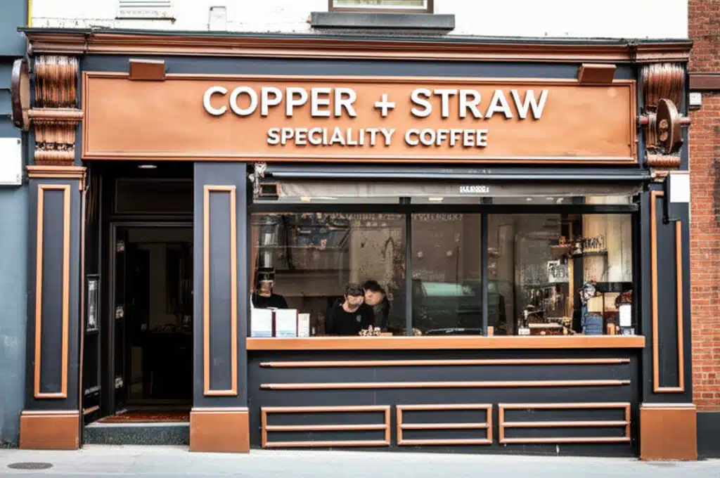 Copper + Straw Speciality Coffee 1 Caife Speisialta Copper + Straw: Caife Deiligh le Stealladh