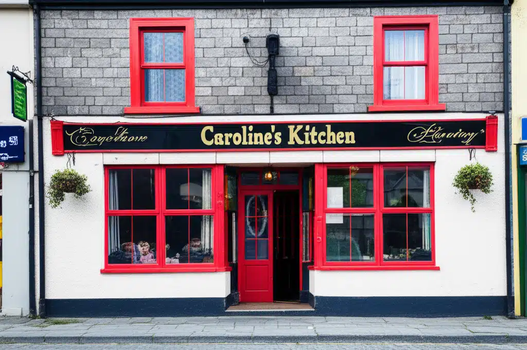 Cistín Caroline: Grianghraf de shuíomh cíogaireach