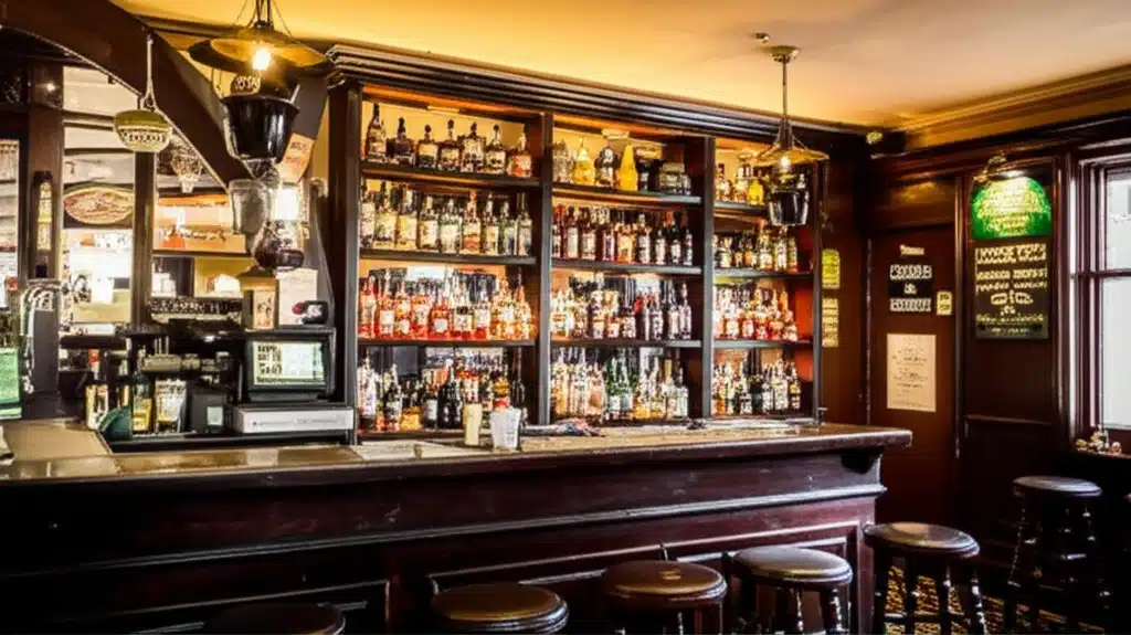 Clarke's Bar & Lounge 1 Clarkes Bar & Lounge: Pinte agus Seomra Folctha i gCór na Móna