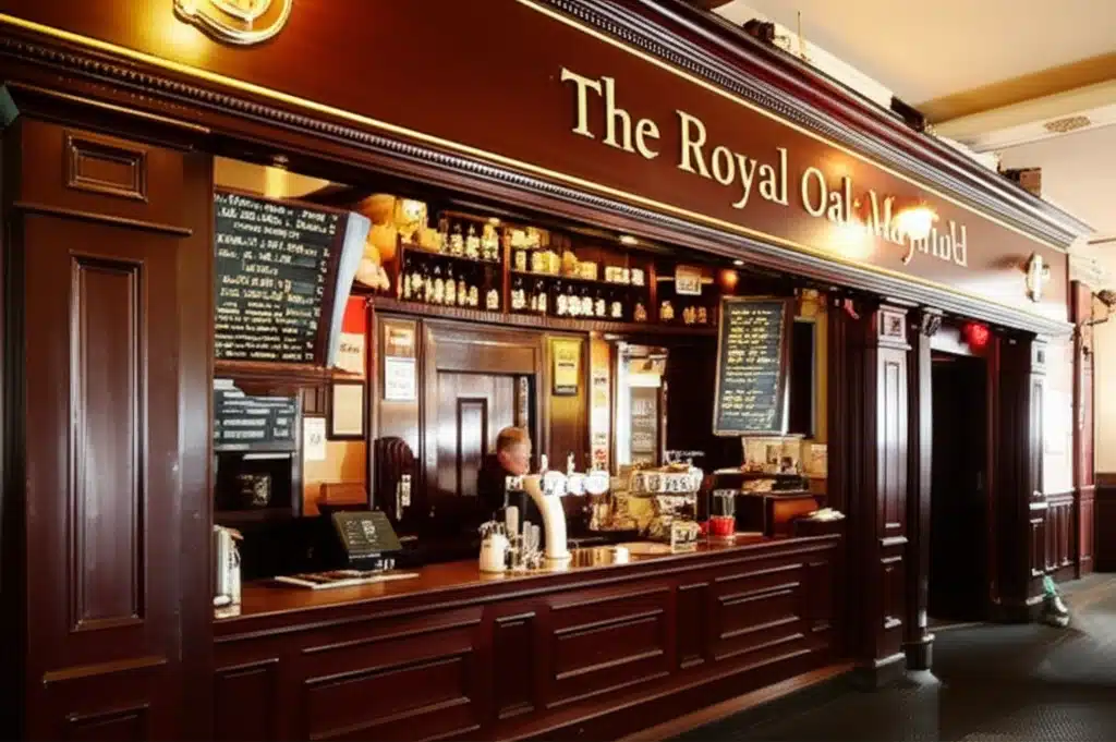 The Royal Oak Mayfield 1 Dar Royaile, Mayfield: Tapa Leathan agus Coinneal