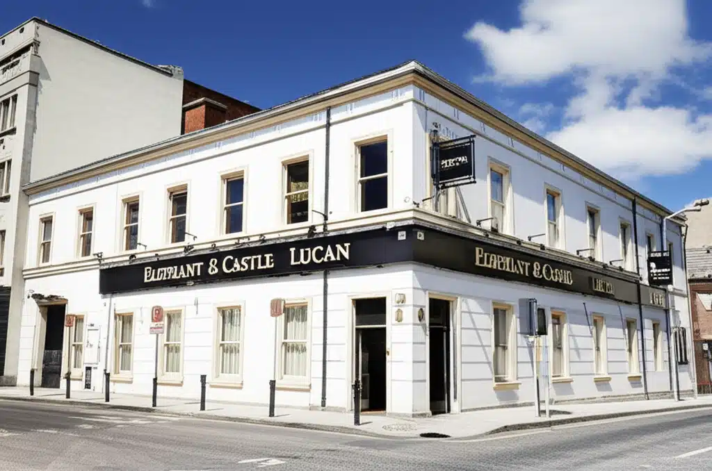 Elephant & Castle Lucan 1 Elephant & Castle Lucan: Bia Deiligh, Itáilic, agus Comhshaoil