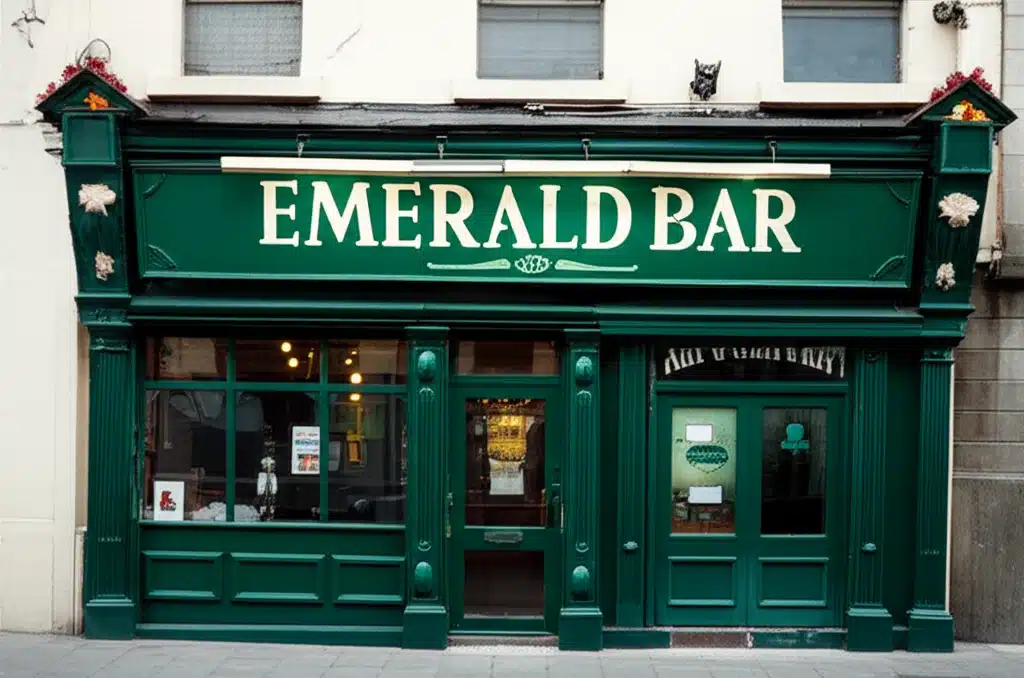 Emerald Bar: Tionscnaimh Déanta as Clócaí Ghlaise Ghaelach