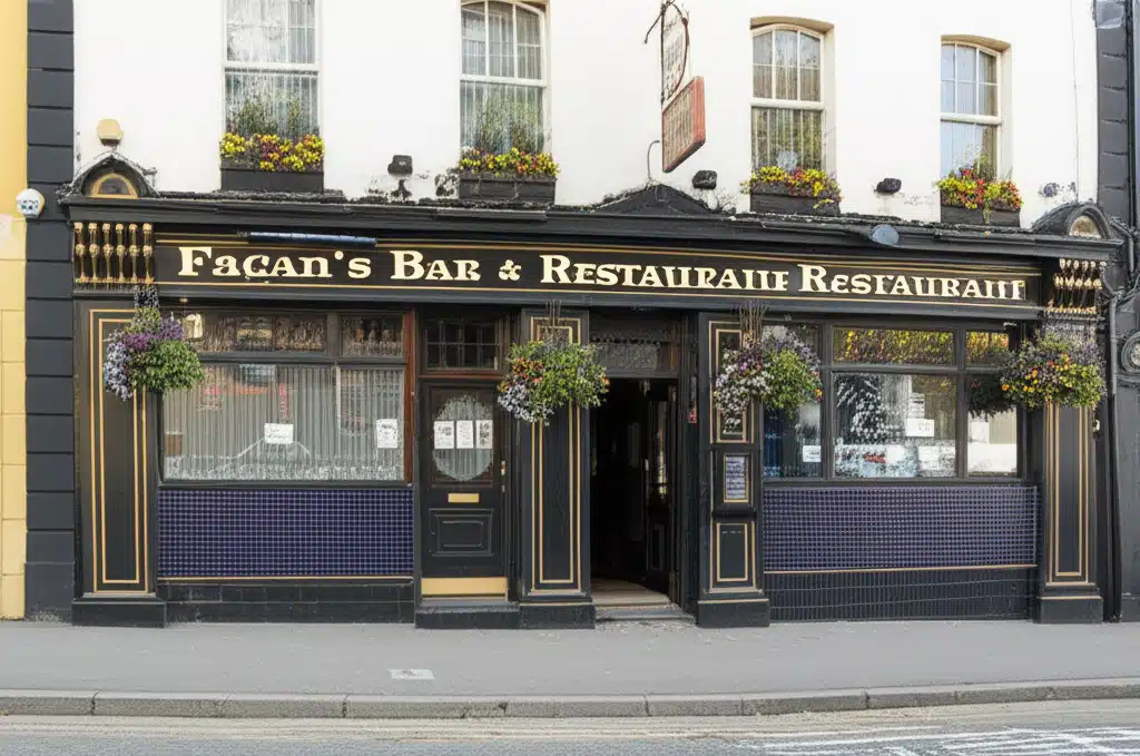 Fagans Bar agus Restaurant: Bia, Deoch agus Ceol ar fáil