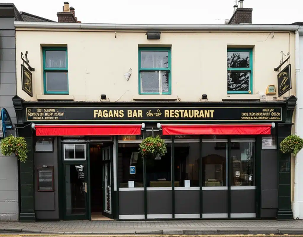 Fagans Bar and Restaurant 1 Fagans Bar agus Restaurant: Bia, Deoch agus Ceol in Áit Amháin