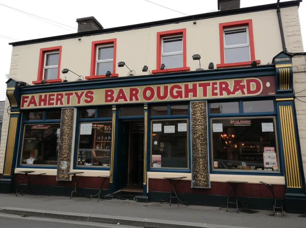 Fahertys Bar Oughterard 1 Fahertys Bar Oughterard: Tóg AIMSIR i dTigh Táin