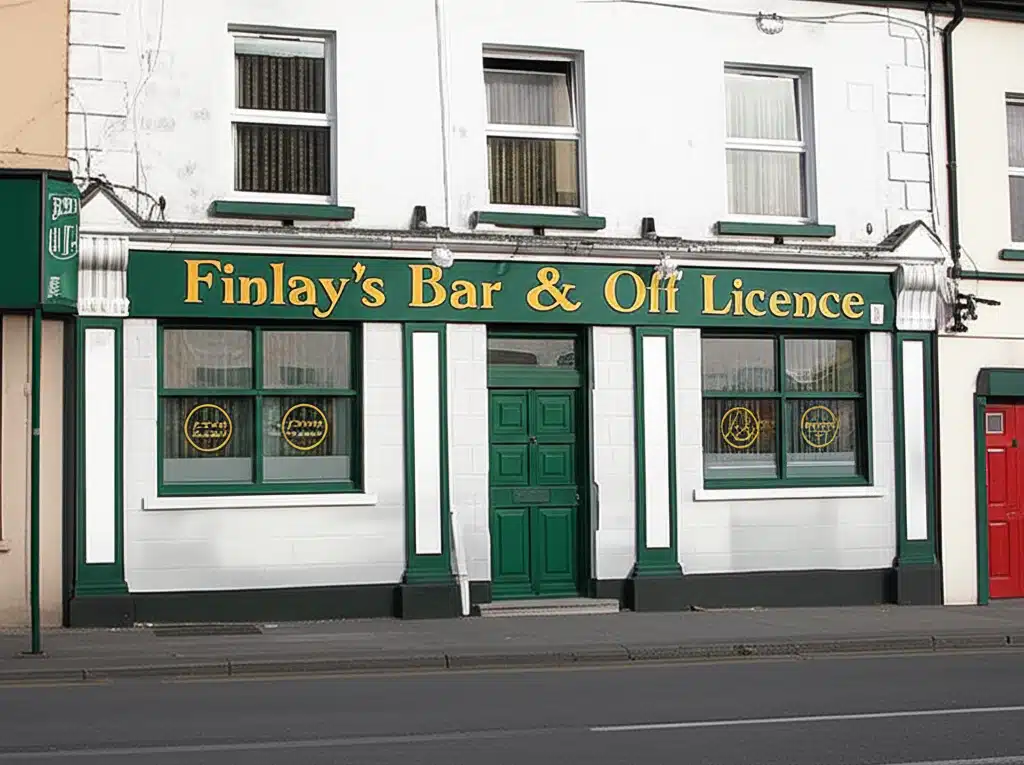 Finlay's Bar & Off Licence 1 Finlays Bar & Off Licence: Teach Tabhairne agus Díoltóireacht in Éirinn
