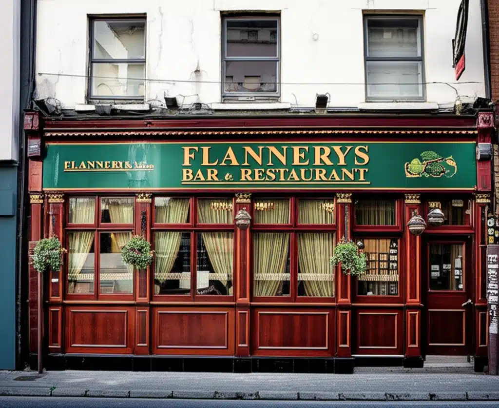 Flannerys Bar & Restaurant 1 Flannerys Bar & Restaurant: Bia, Deoch agus Ceol i gCorcaigh