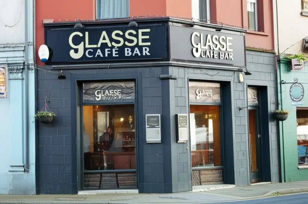 Glasshouse Café Bar: Spás Cogaidh & Bia Iontach i gCosa Glainne