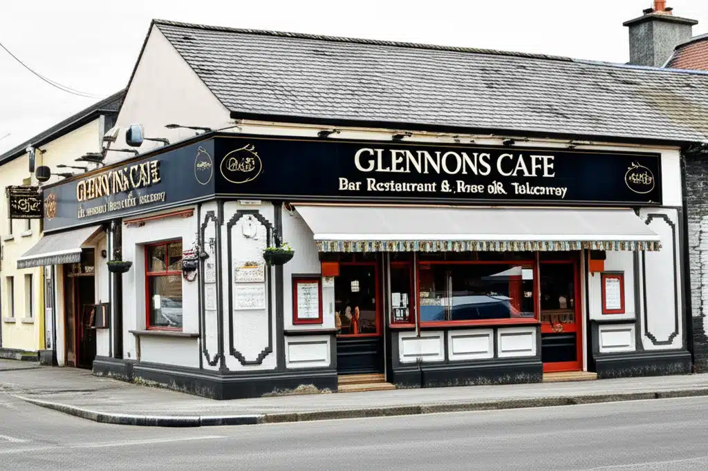 Glennons Cafe, Bar Restaurant, Beer Garden & Takeaway 1 Glennons: Caifé, Bá, Bialann, Garraí Beoir & Takeaway