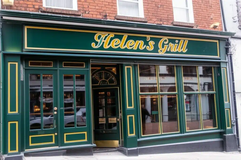 Helen's Grill 1 Griall Helen: Bia Uas-Déilís i gCearnóg Bhaile