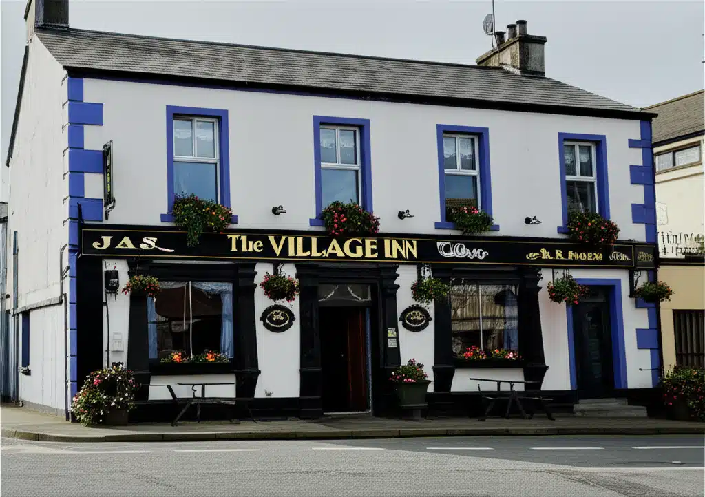 Jas Manzor ag The Village Inn: Grianghraf de chultúr