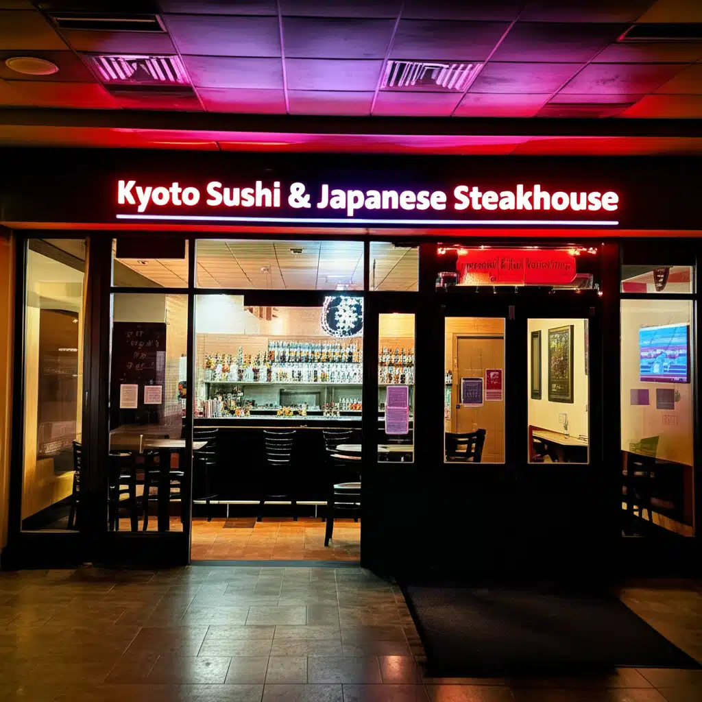Kyoto Sushi & Japanese Steakhouse 1 Kyoto Sushi & Steachlann Japóinis - Bia Uasail i gCathair Kyoto