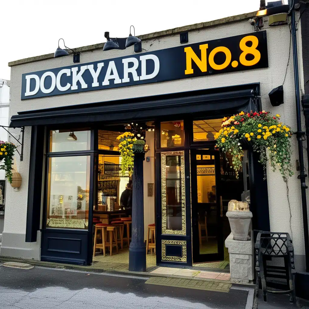 Dockyard No.8 1 Láithreán Dócála 8: Grianghraf de Dhóchúrlann Stairiúil