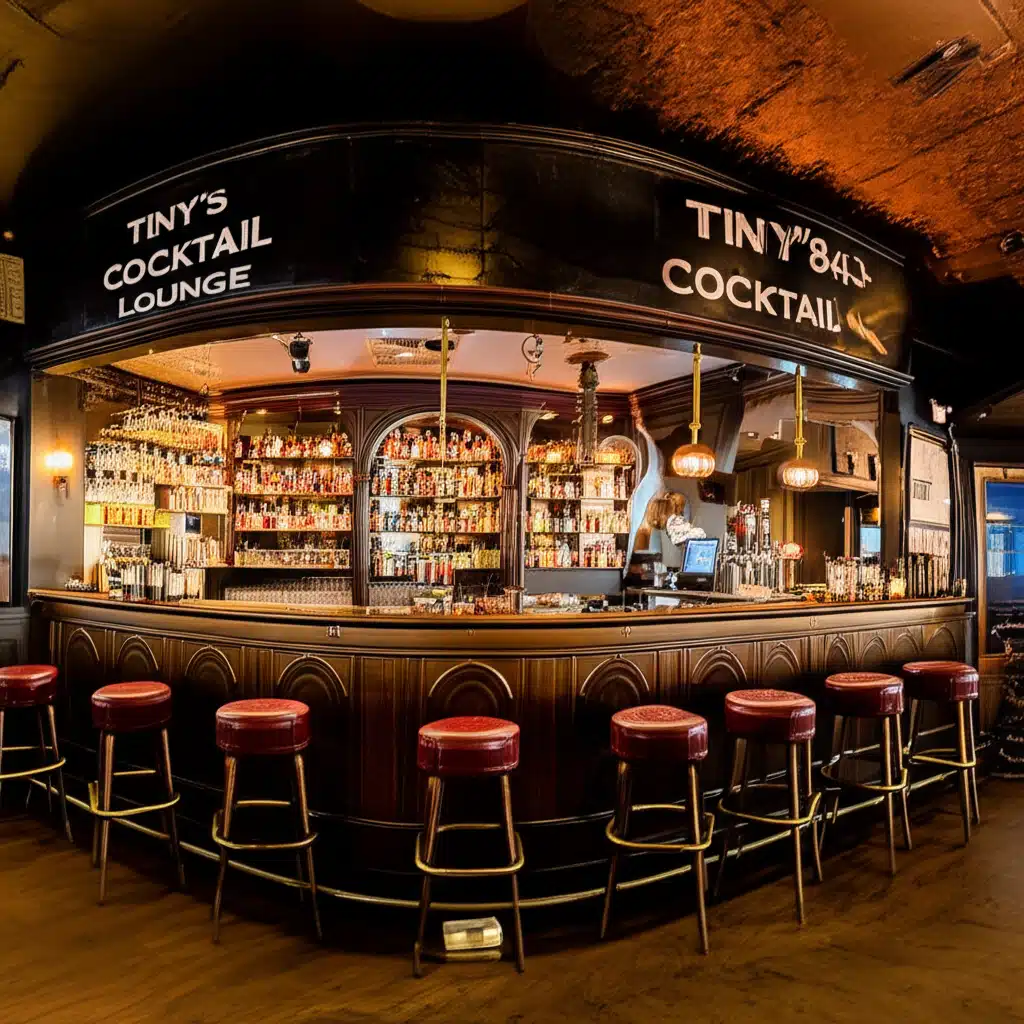 Leathanach Íomhá: Tionól Cóctail Tinys - Áit Sóisialta