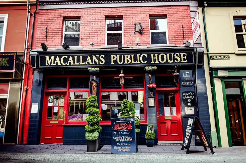 Macallans Public House 1 Macallans Public House: Tionglaidh Poiblí traidisiúnta na hÉireann