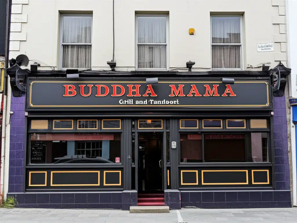 Mama Buddha Gril agus Tandoori: Bia Índigh éadrom