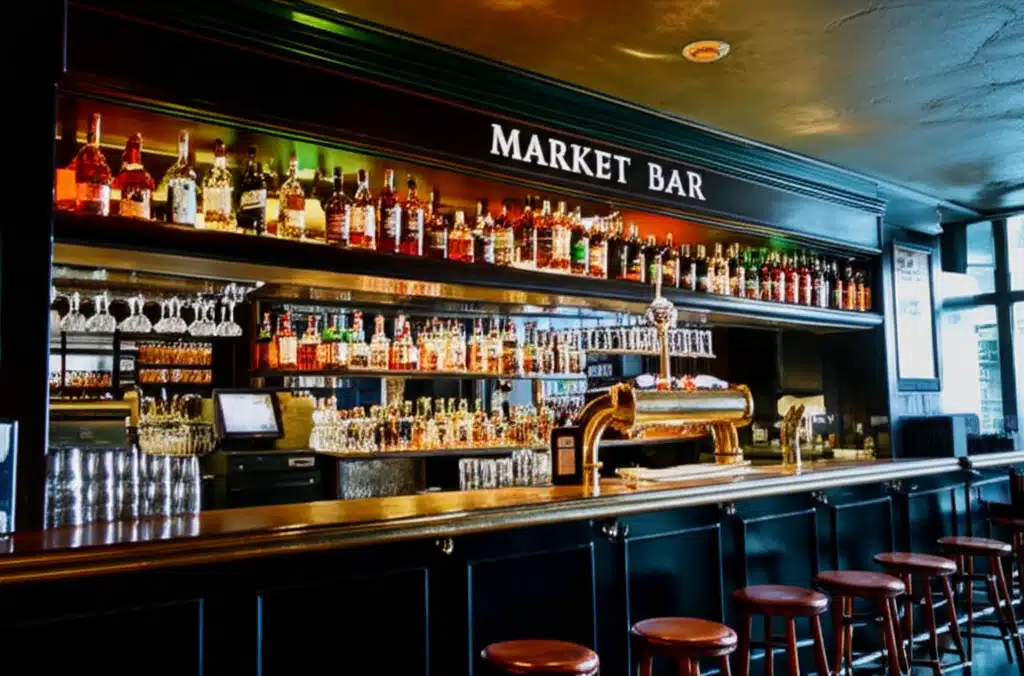 Market Bar 1 Market Bar: Bíndeal deochanna agus bia i mBaile Átha Cliath