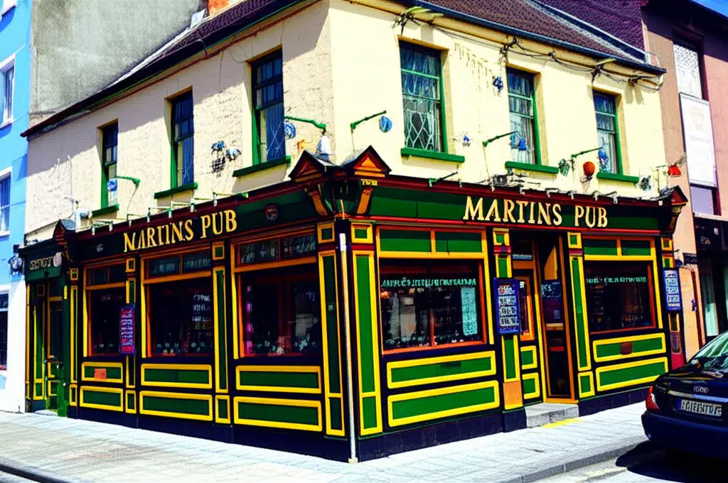 Martins Pub 1 Martins Pub: Tionlacan Sóisialta agus Bia Déiliseach in Éirinn